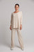 Studio jersey top in tusk / beige off white by eb&ive