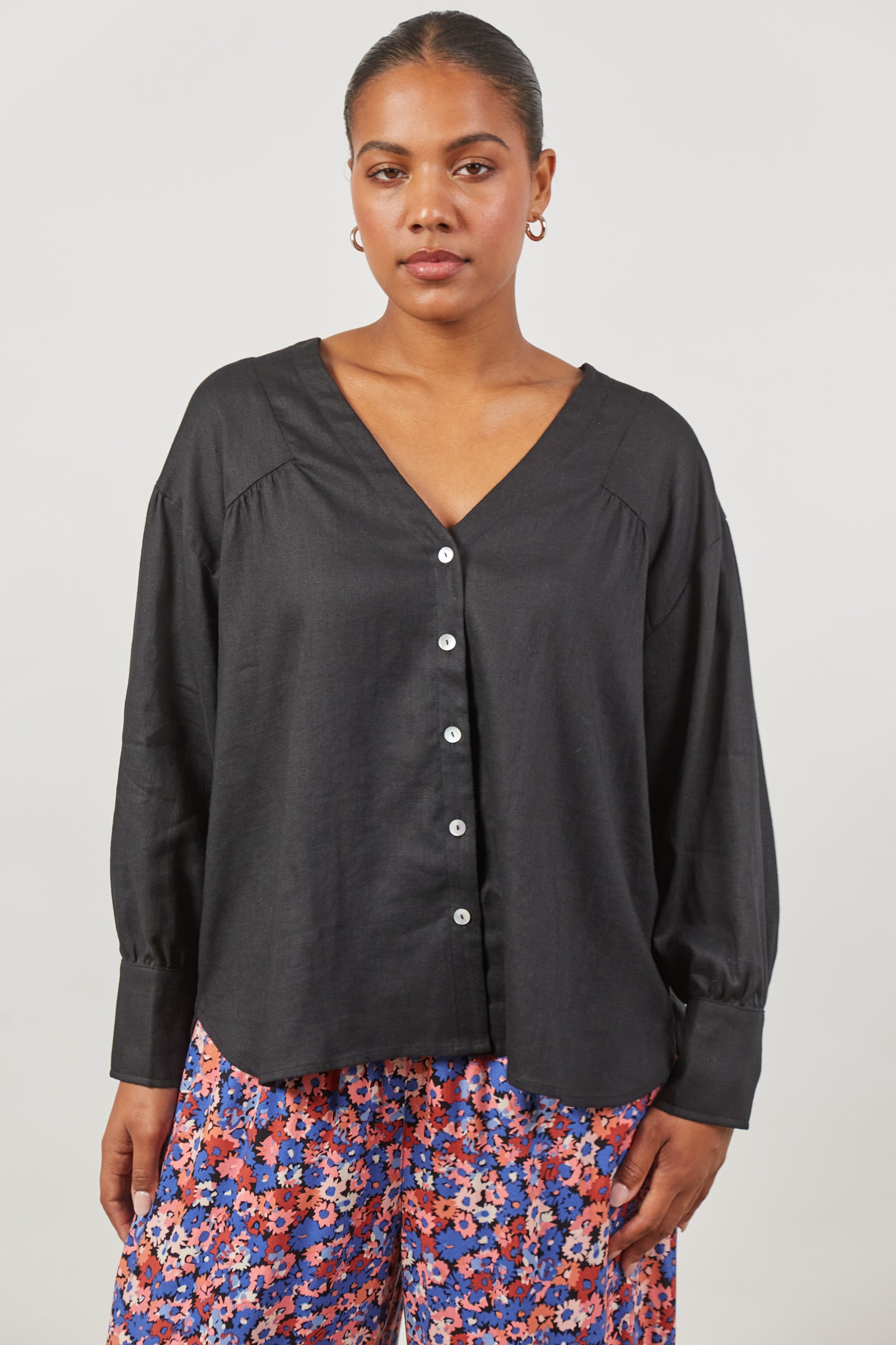 Black Onyx Panorama Blouse by Isle of Mine 