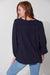 haven midnight blue lauder blouse top with long sleeves 