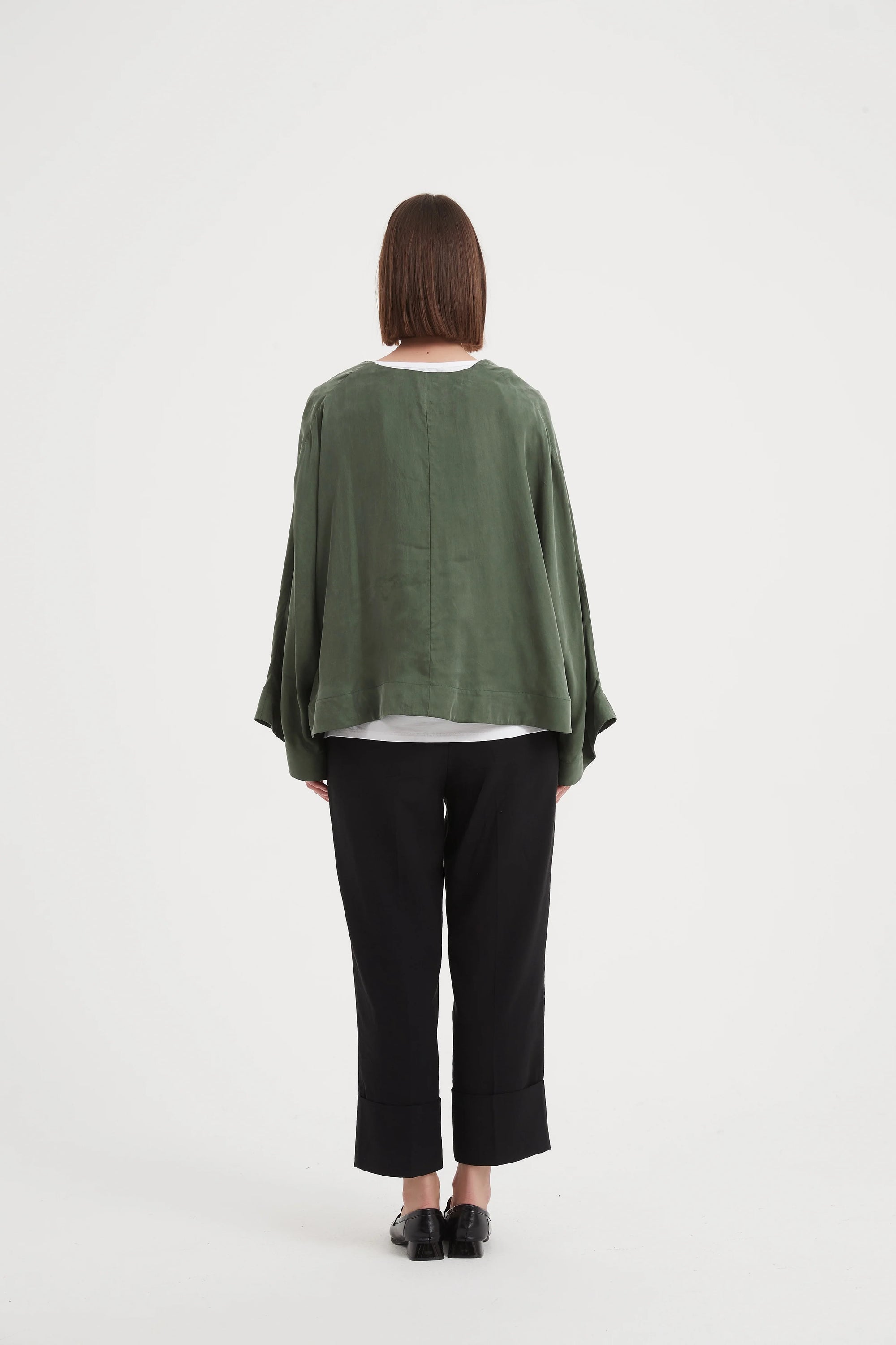 V Neck Oversized Layer Top