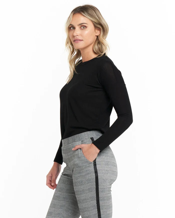 Polly Texture Long Sleeve Tee