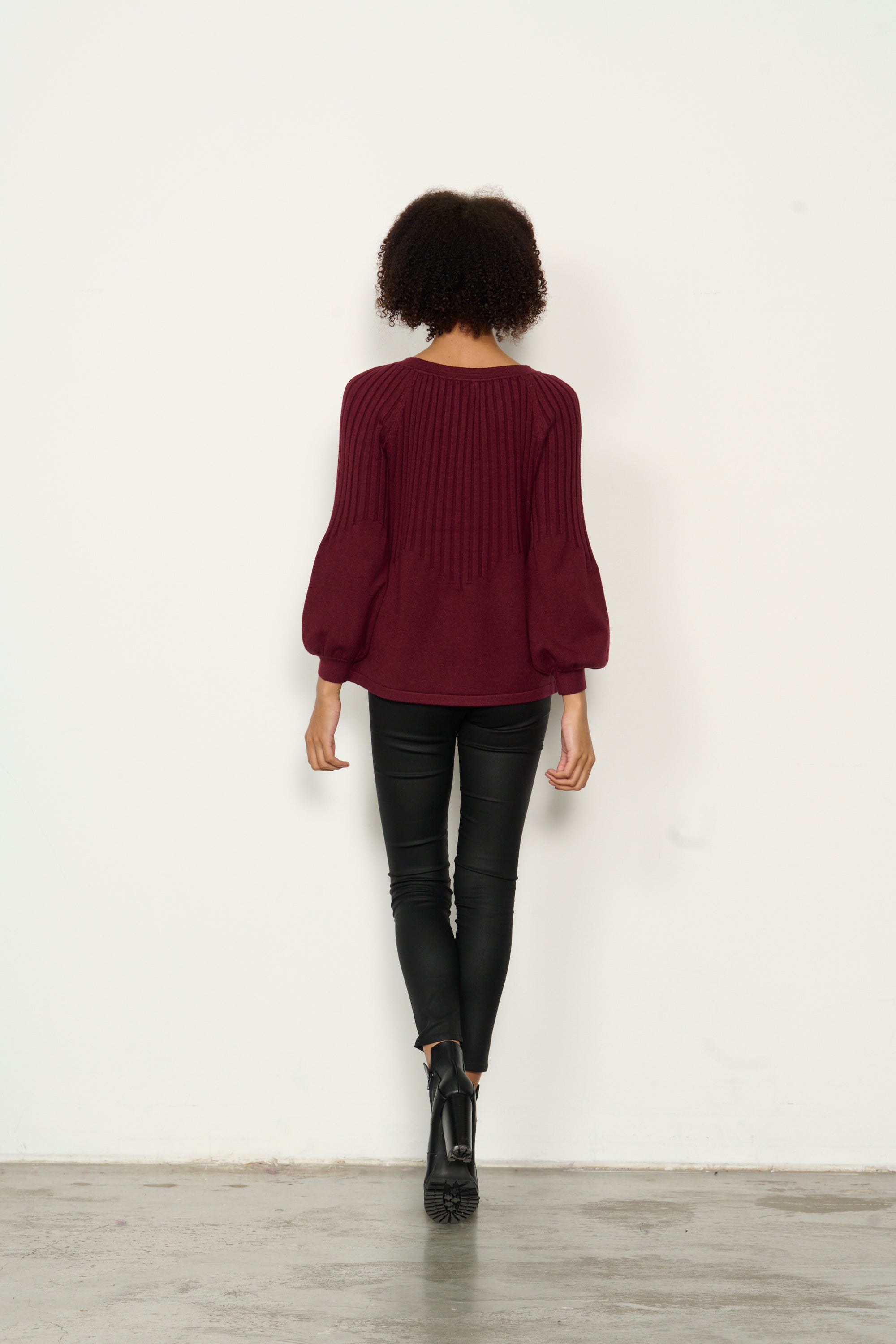 Half Rib Knit Top