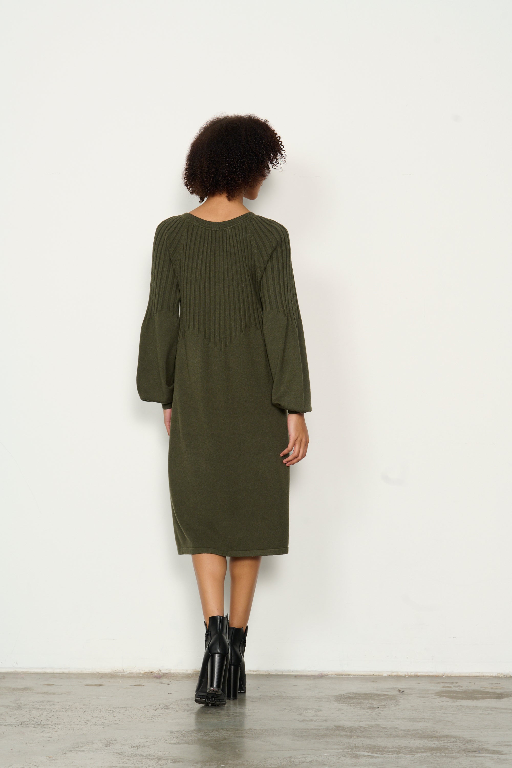 Half Rib Knit Dress