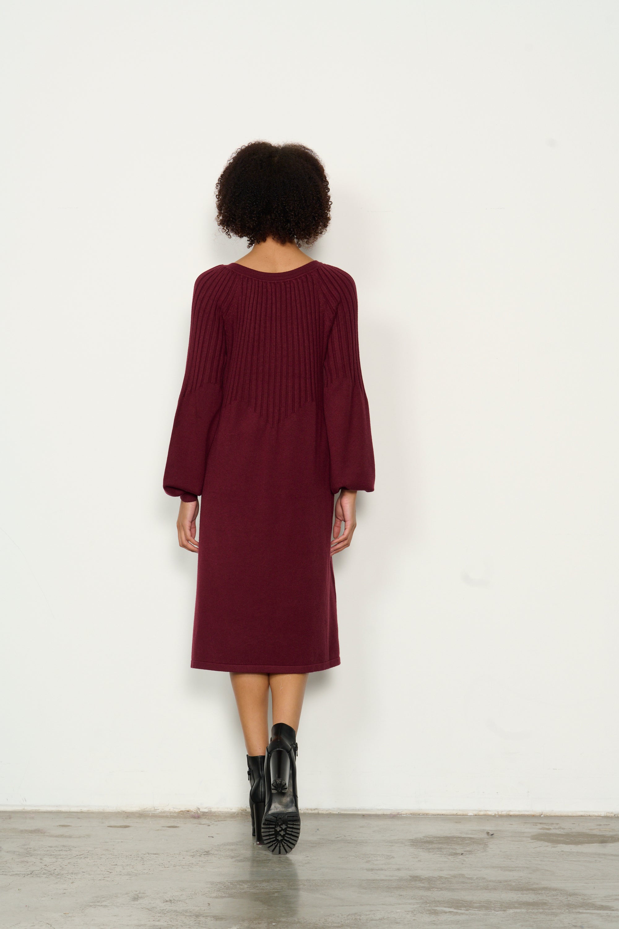 Half Rib Knit Dress