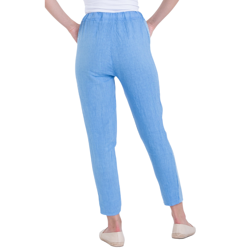 Sparkle Leg Linen Pants