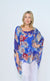 Floral Silk Kaftan Top