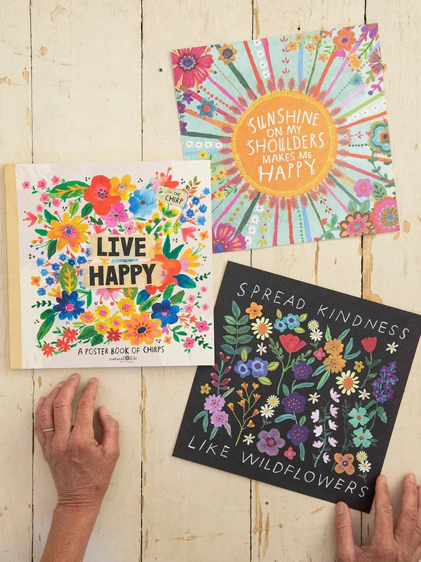 Natural Life Grow Through Happy Notes Poster Book