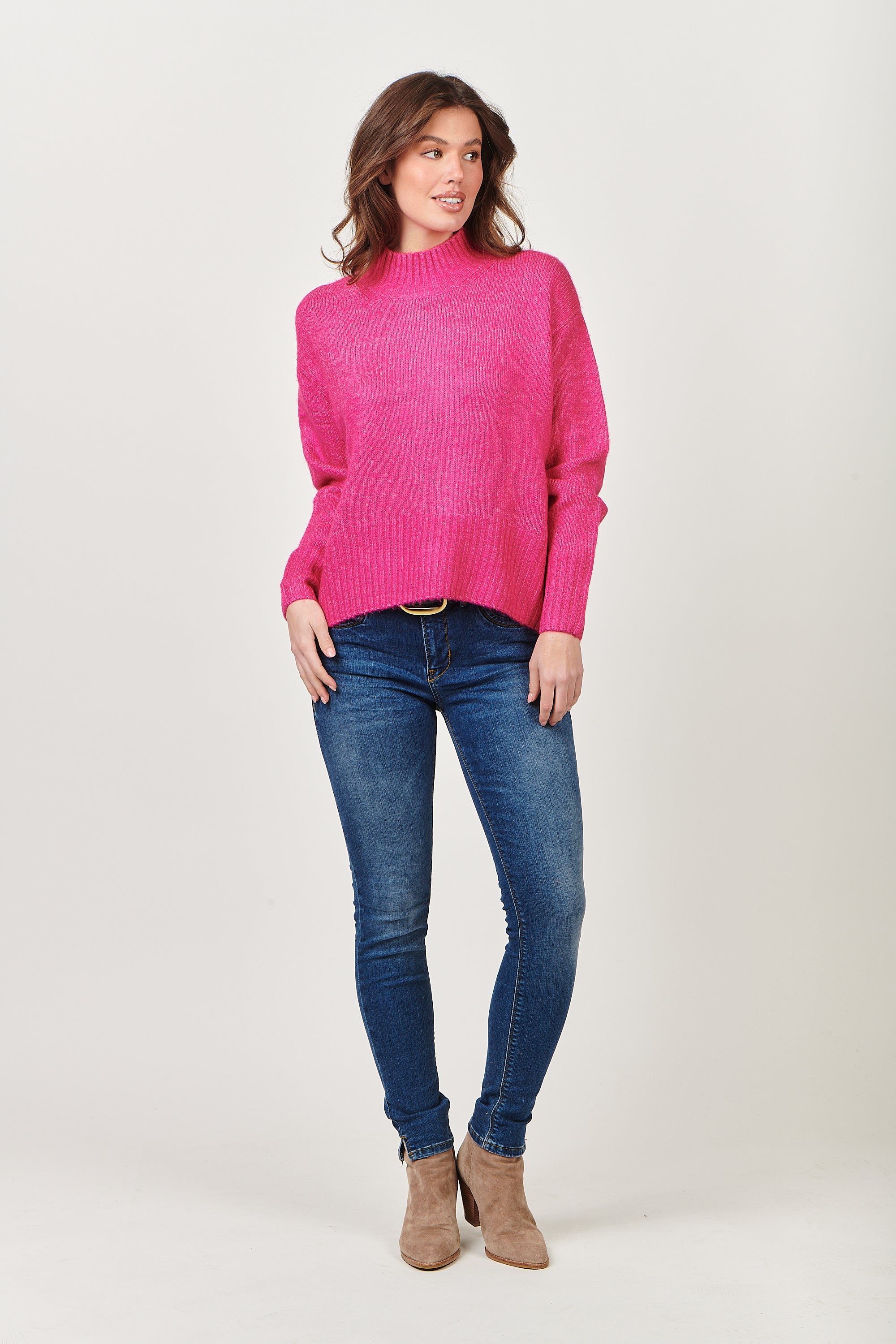 Soft High Neck Jumper