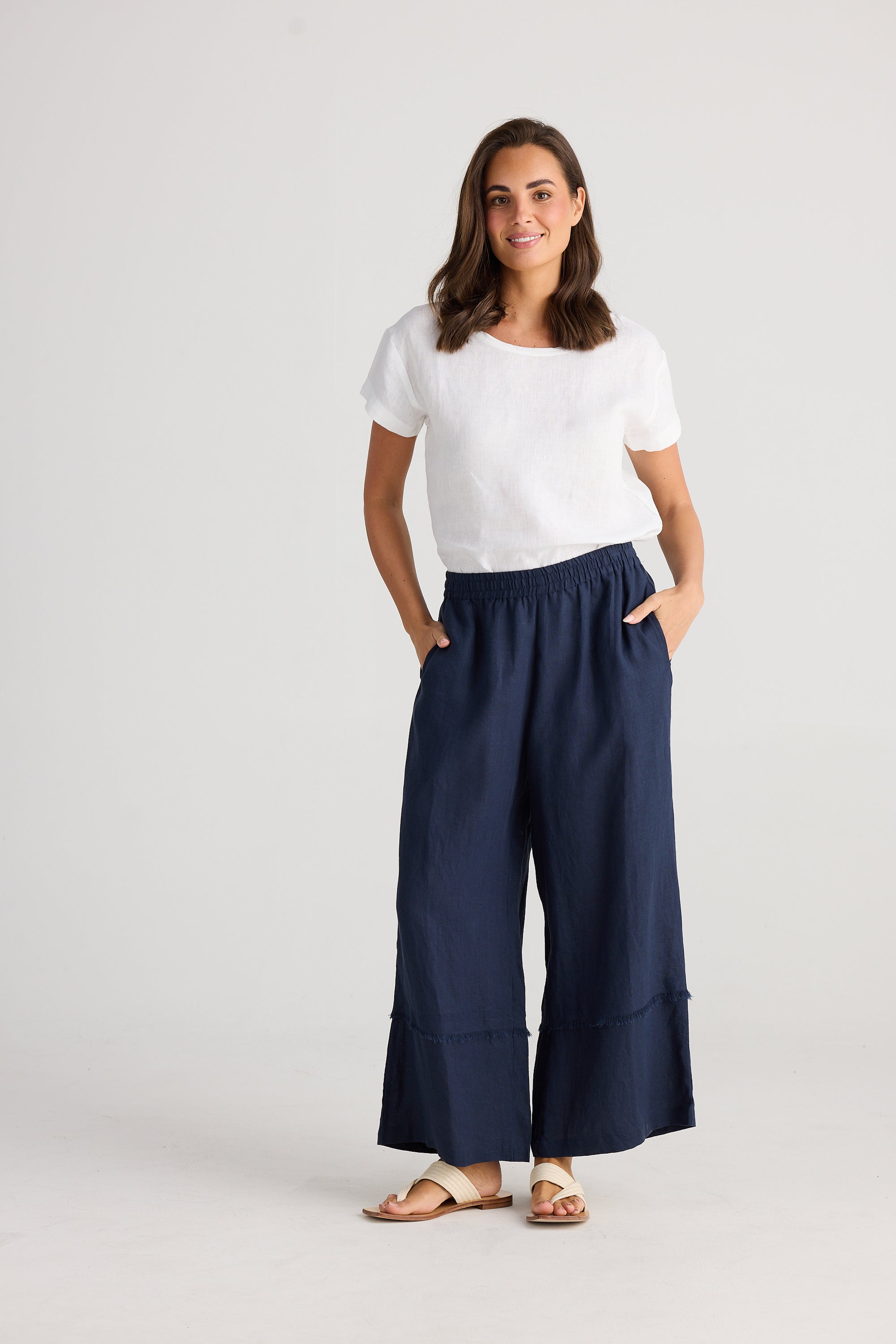 Linen Sailor Pants