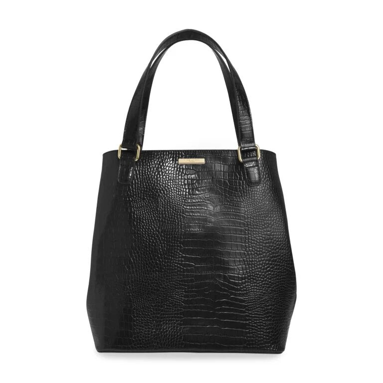 Celine Faux Croc Day Bag by Katie Loxton in Oyster.