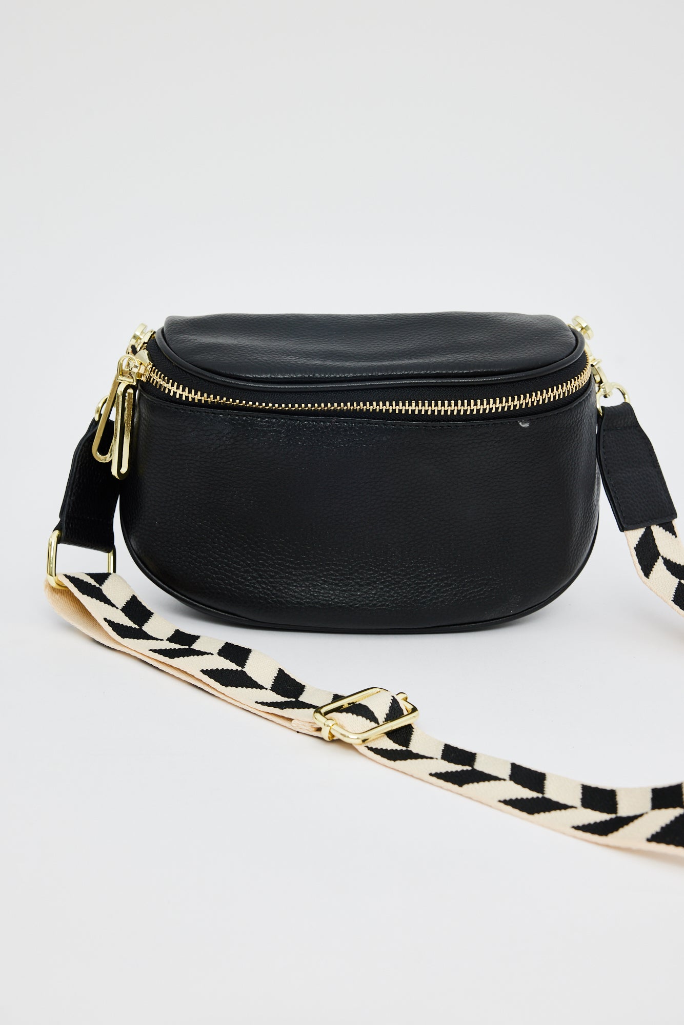 Kensington Cross Body Bag w Pattern Strap