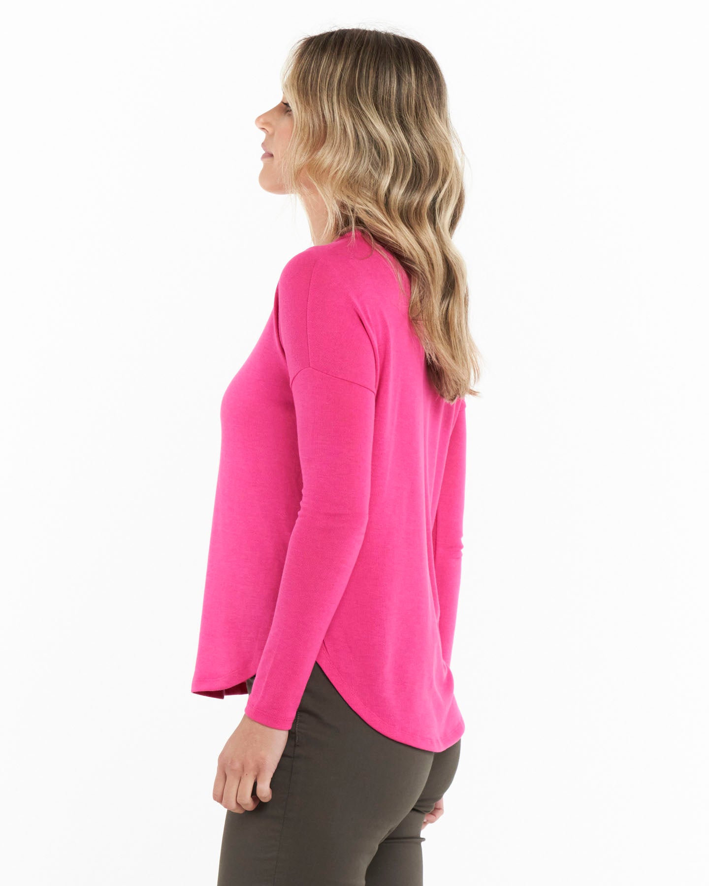 Polly Texture Long Sleeve Tee