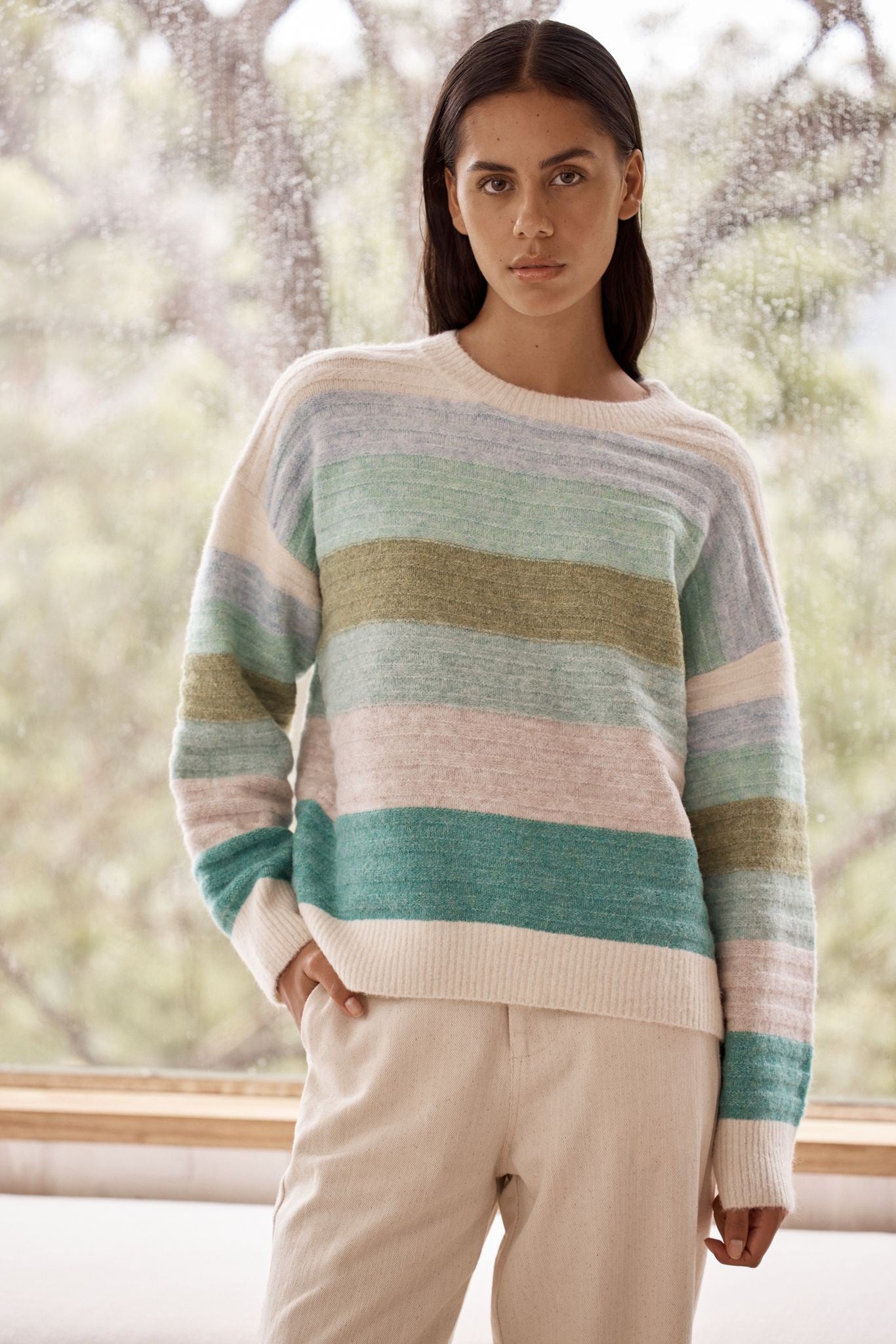 Striped Suri Jumper