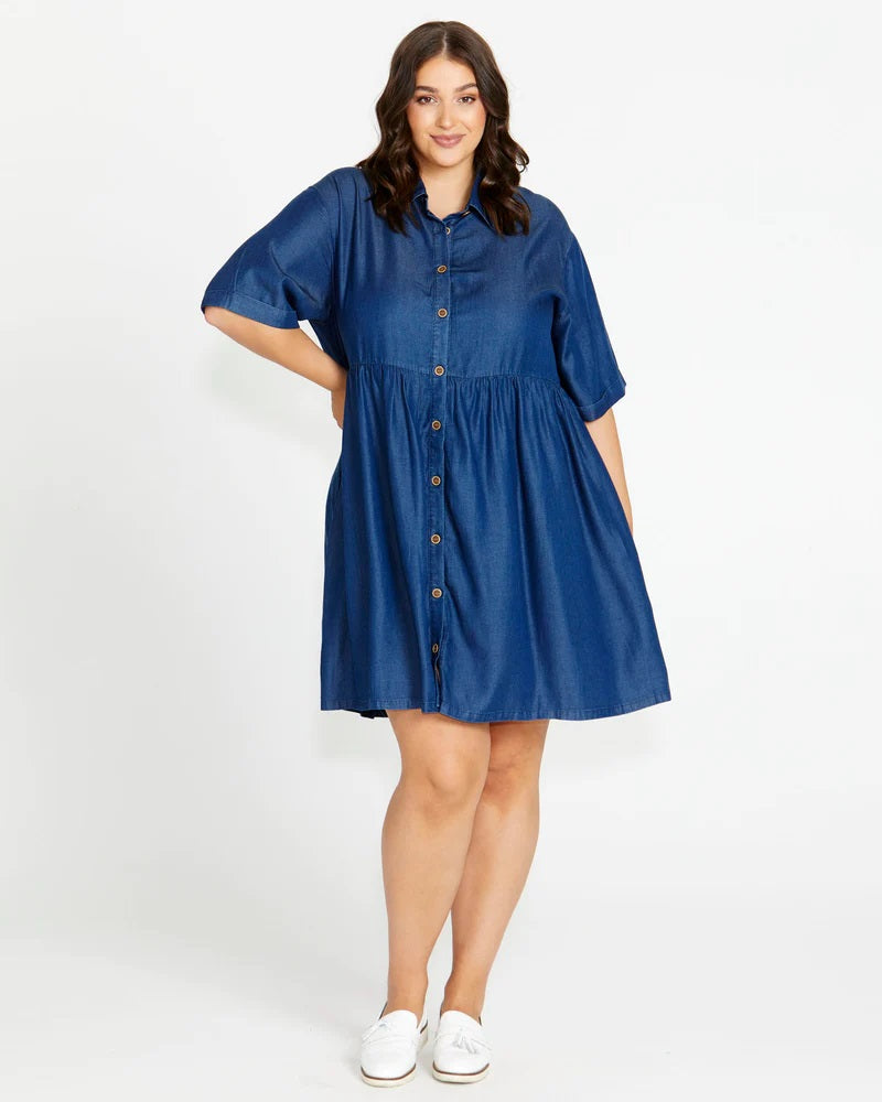 Miley Lyocell Shirt Dress