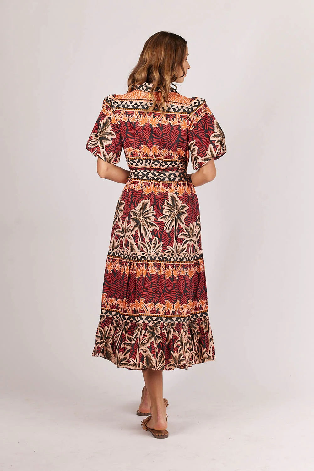 Oasis red tea clearance dress