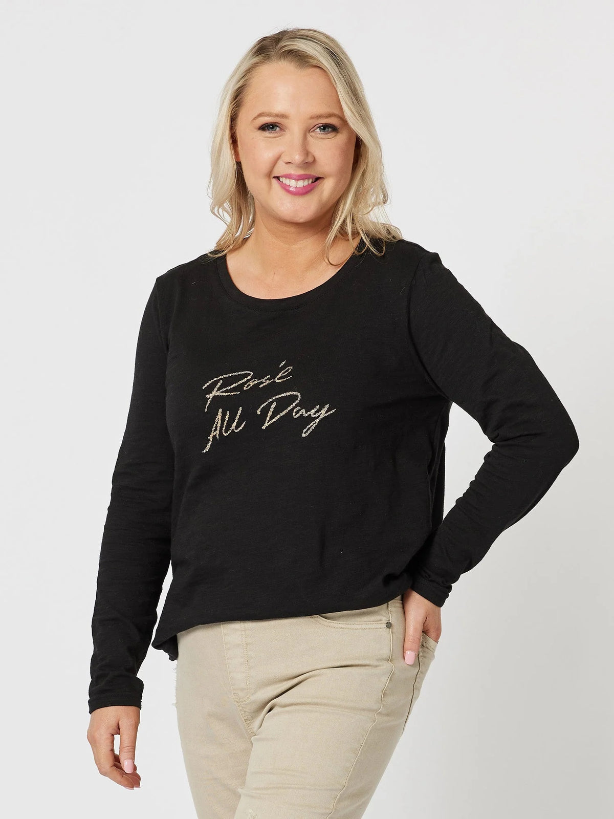 Rose All Day Long Sleeve T-shirt