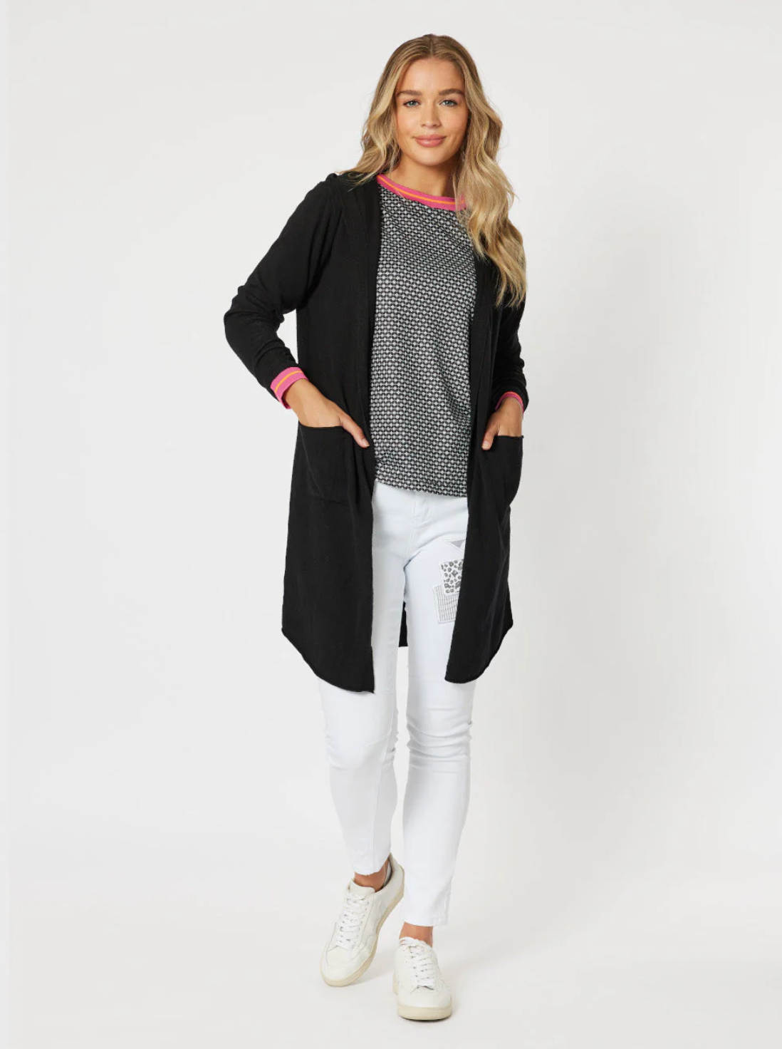 Ella Long Line Cardigan