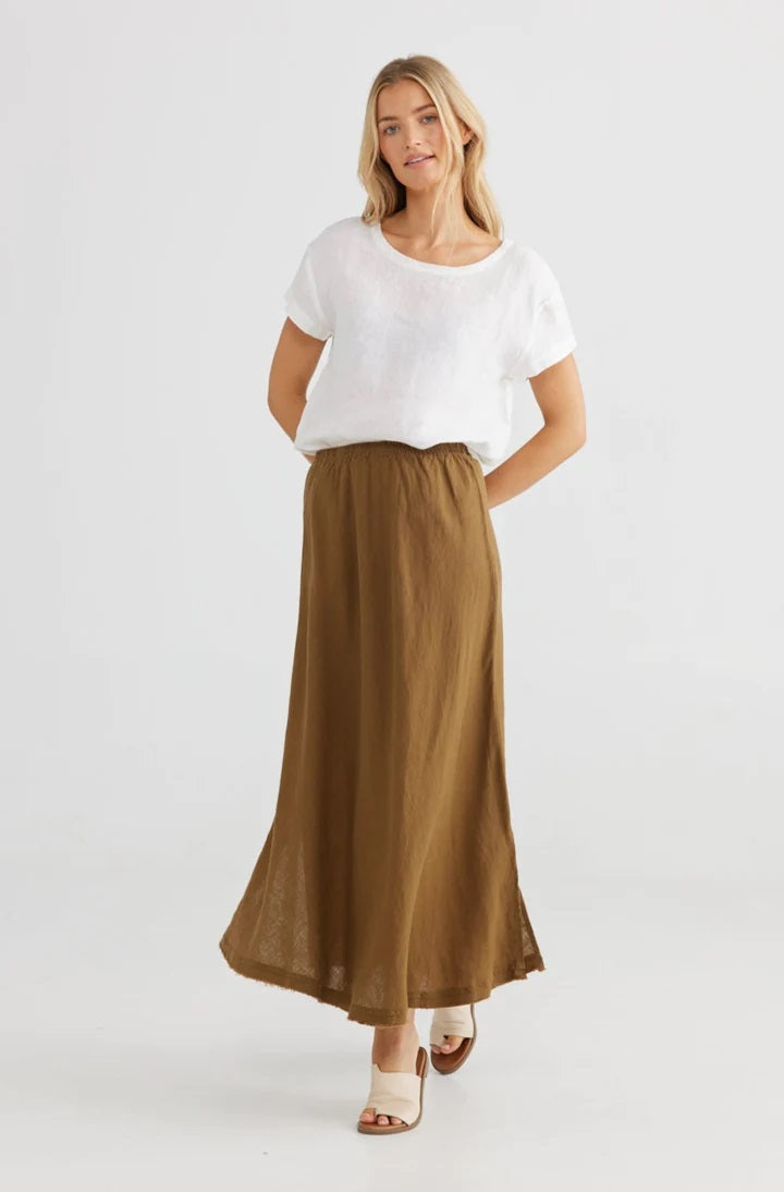 Sicily Linen Skirt