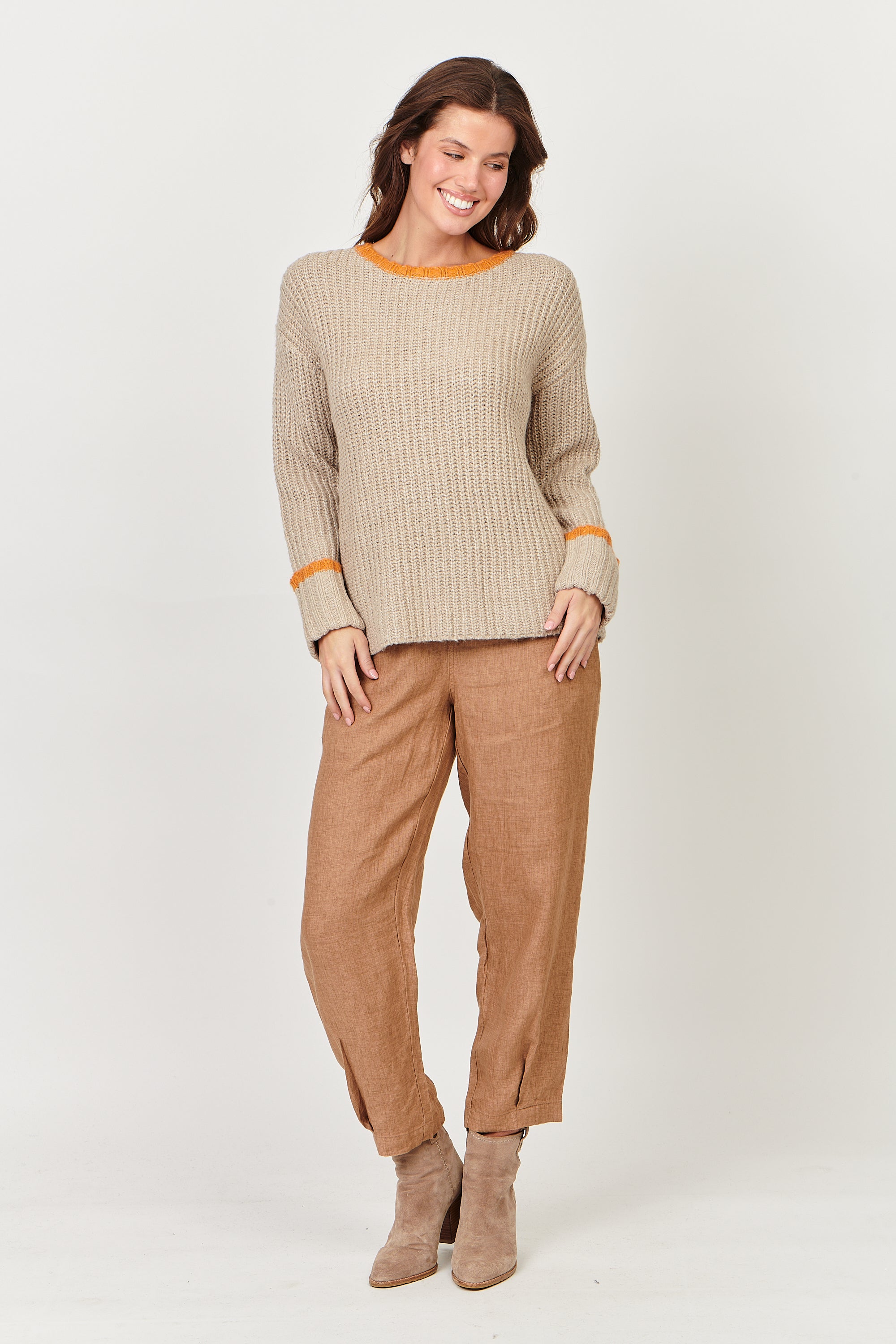 Soft Contrasting Jumper