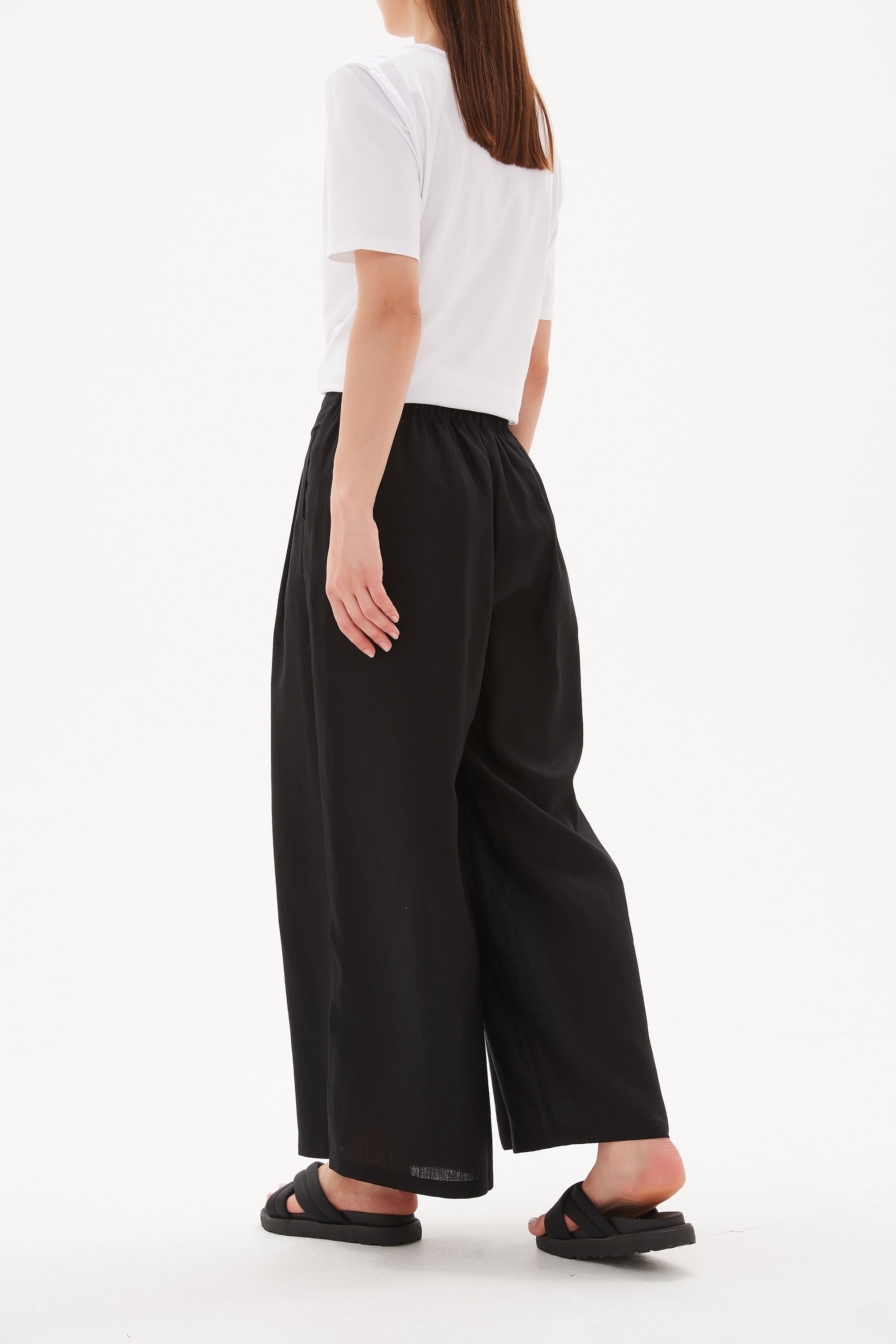 Palazzo Pant Elastic Back