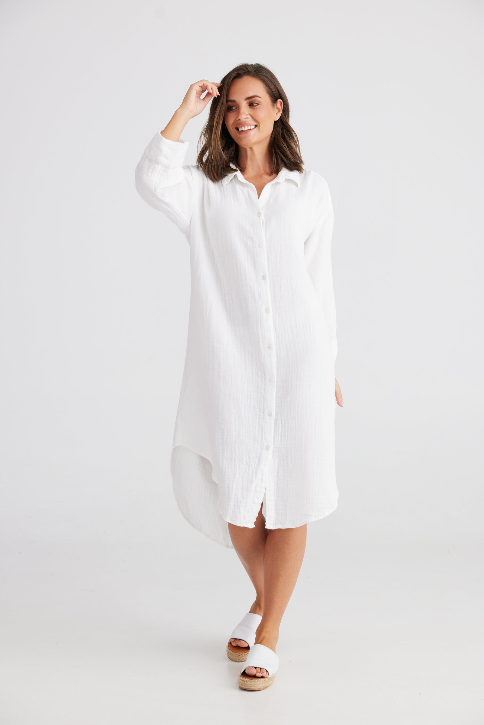 Getaway Shirt Dress