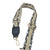 Leopard Gold Stripe Bag Strap