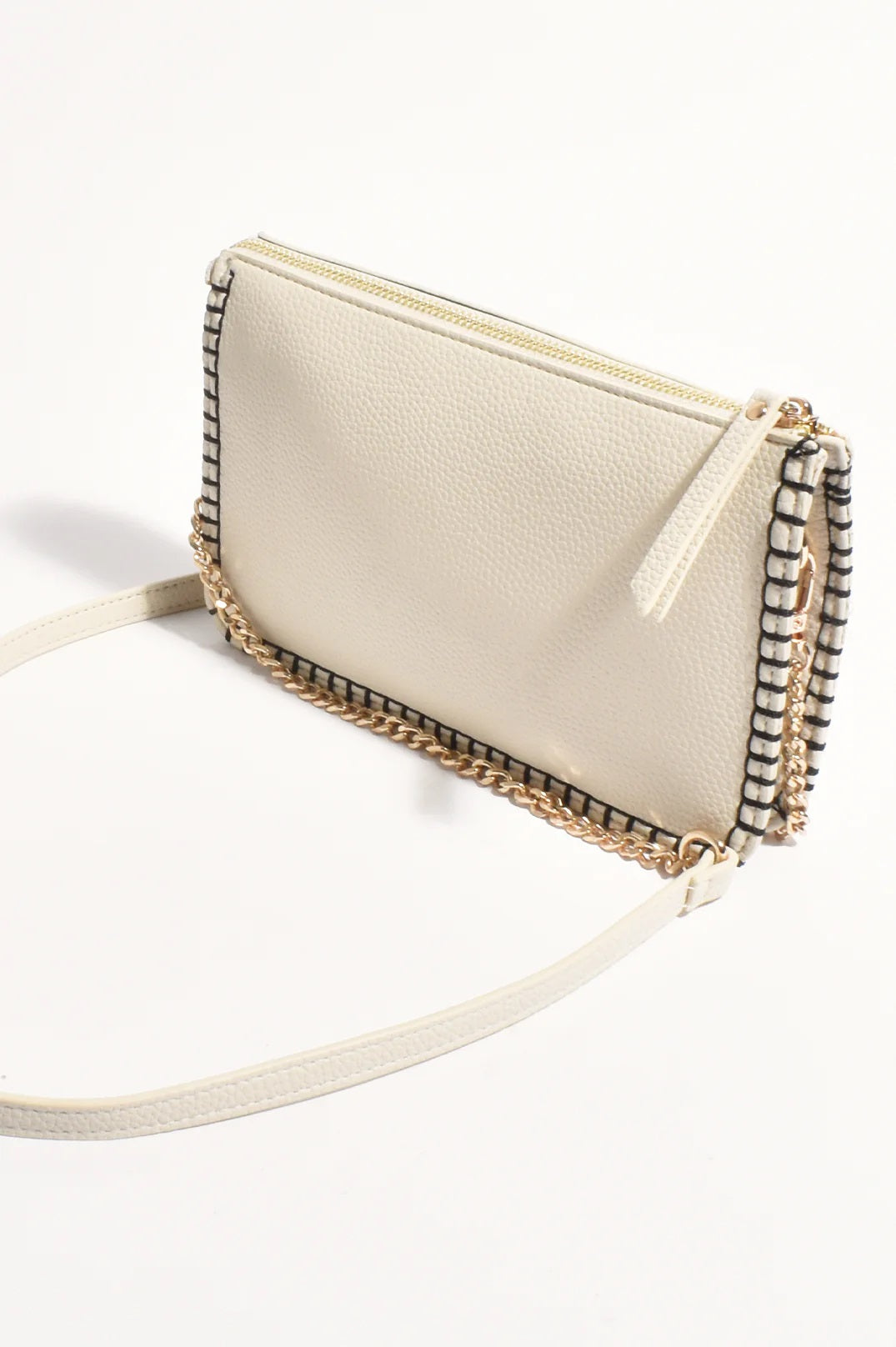 Bobbi Blanket Stitch Clutch