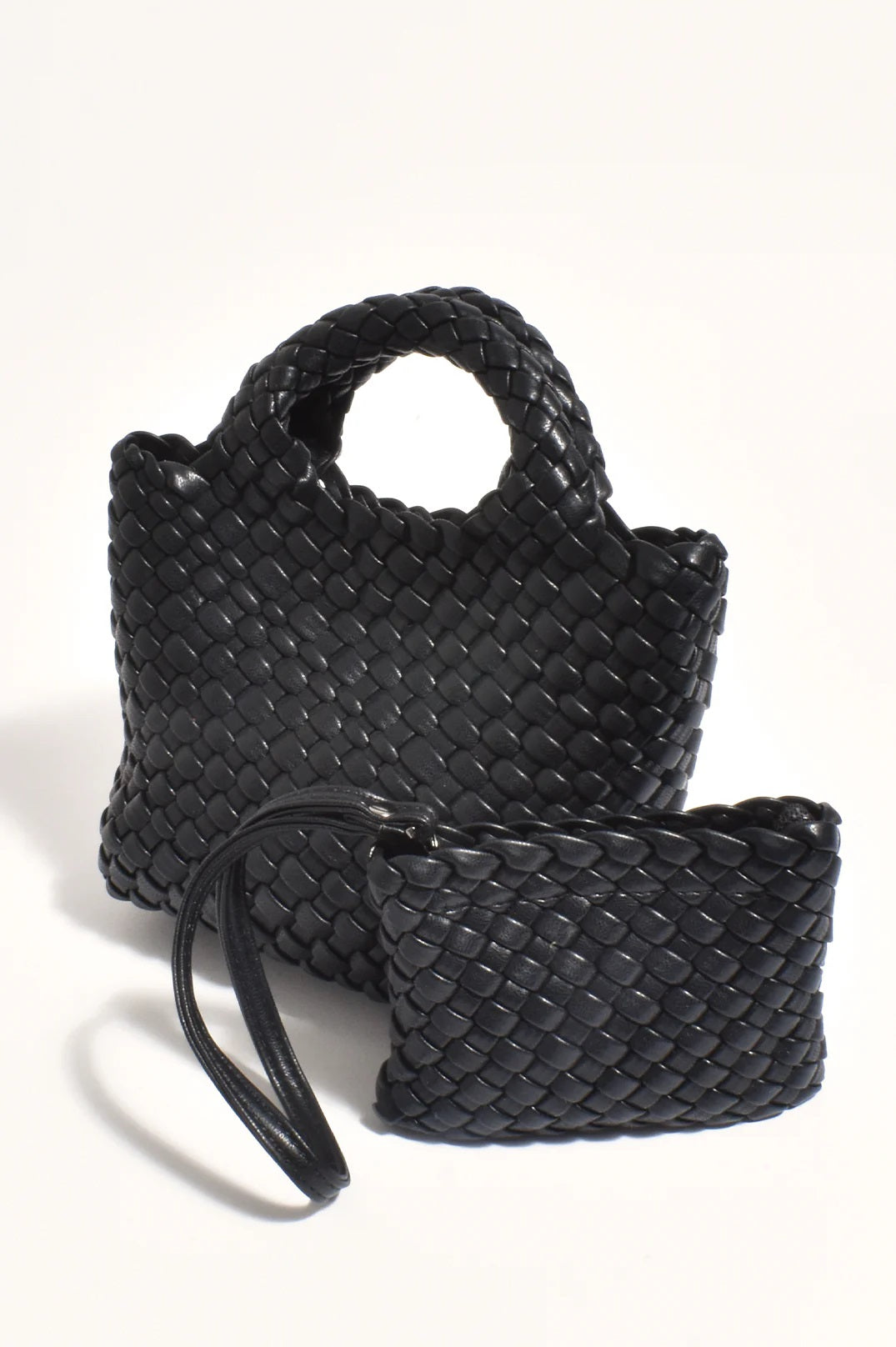 Gabi Woven Mini Bag & Pouch