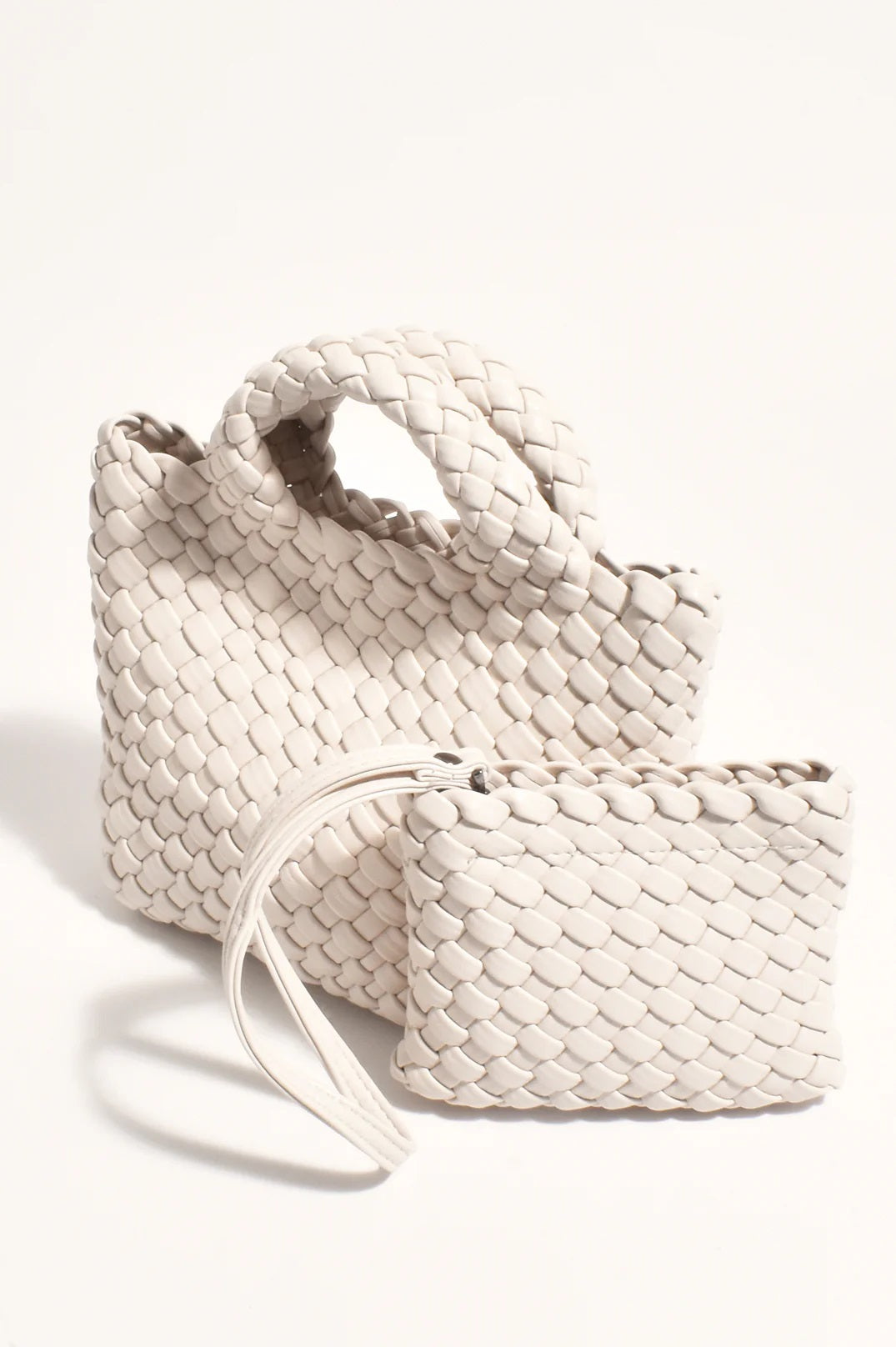 Gabi Woven Mini Bag & Pouch