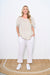 Round Neck Linen Top