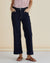 Dark Blue Wide Leg Willow Jeans with classic pockets and zip and button closure for Women by Betty Basics.