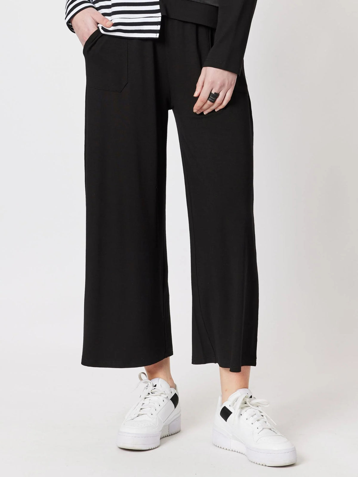 Wide Leg Jersey Pant