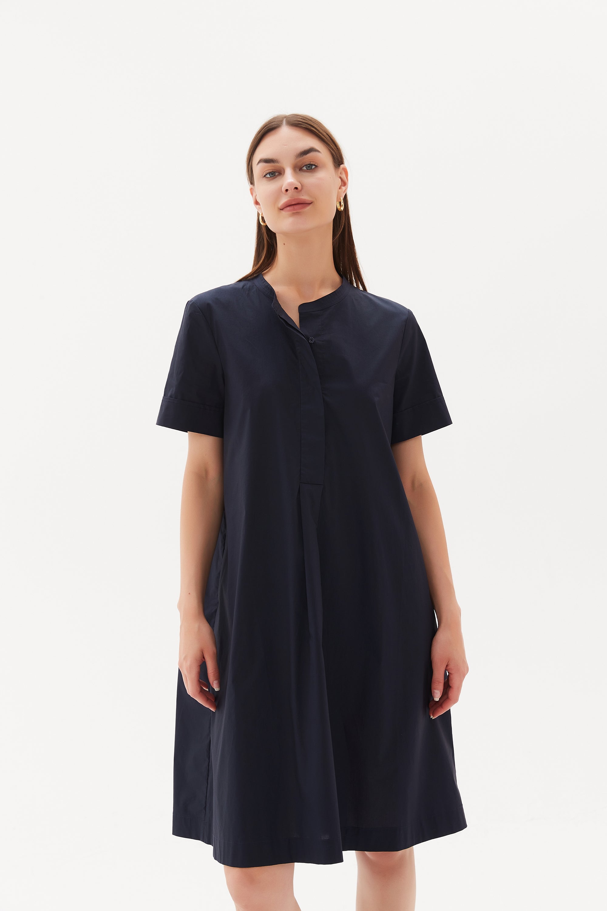 Half Placket Dress