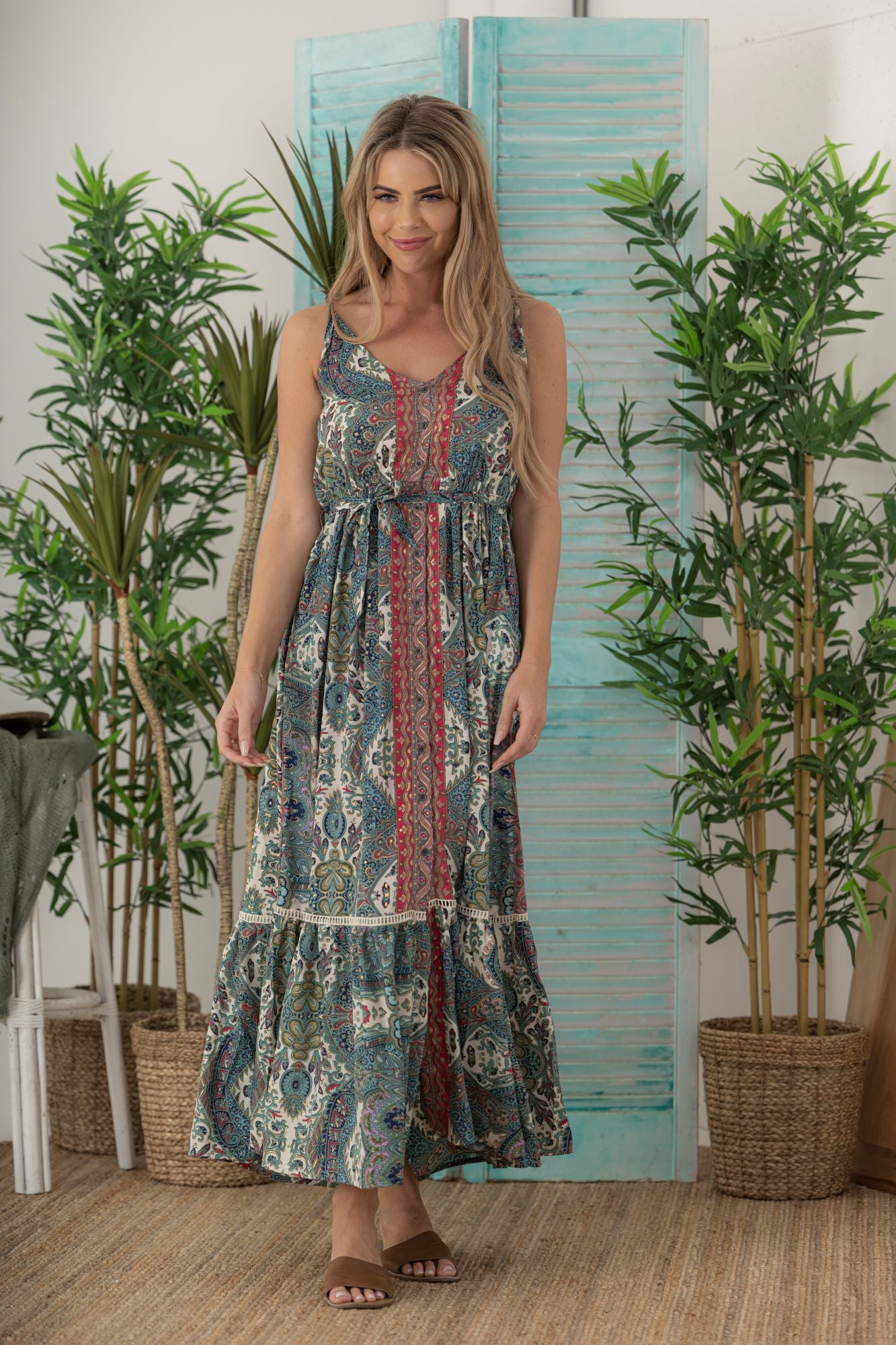 Calypso Maxi Pocket Dress