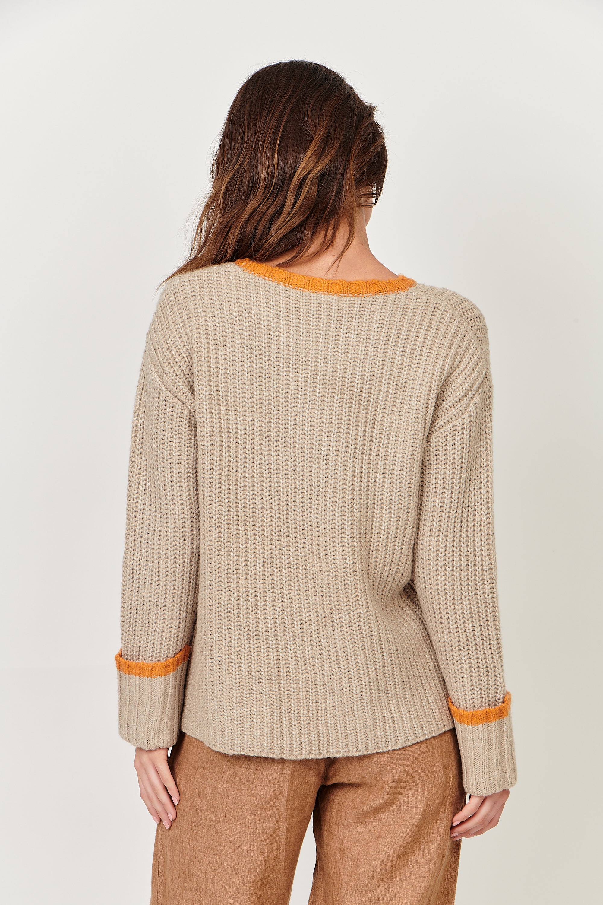 Soft Contrasting Jumper