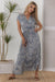 Delta Short Sleeve Maxi Dress