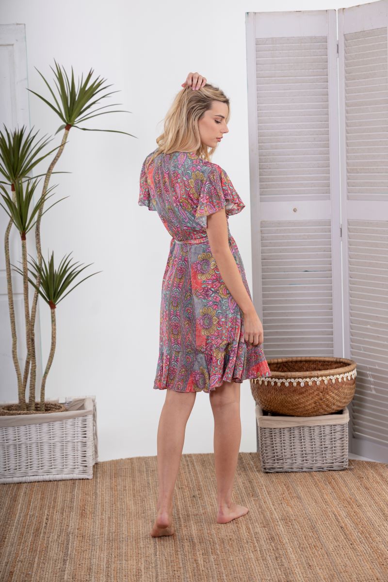 Ryla Short Wrap Dress