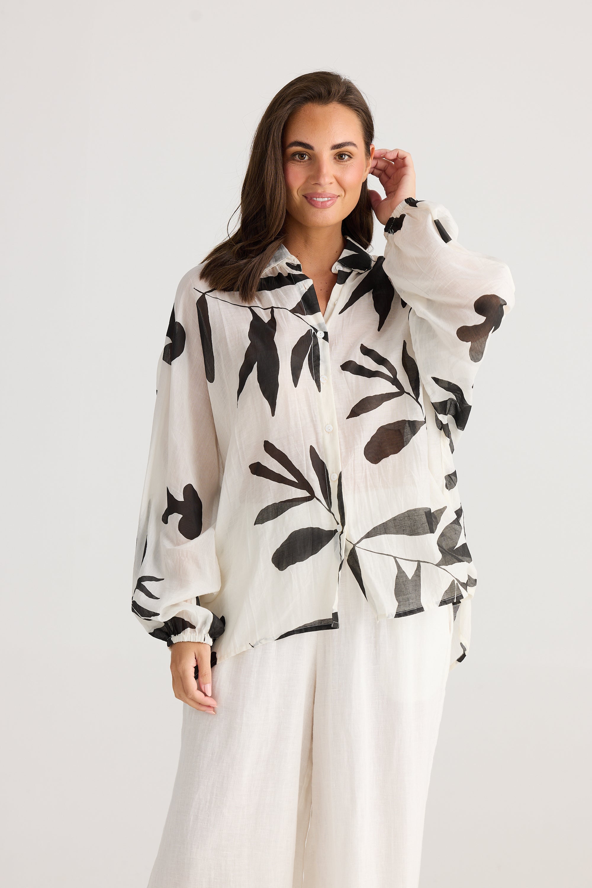 Cliffside Shirt – Silk Passion Flower