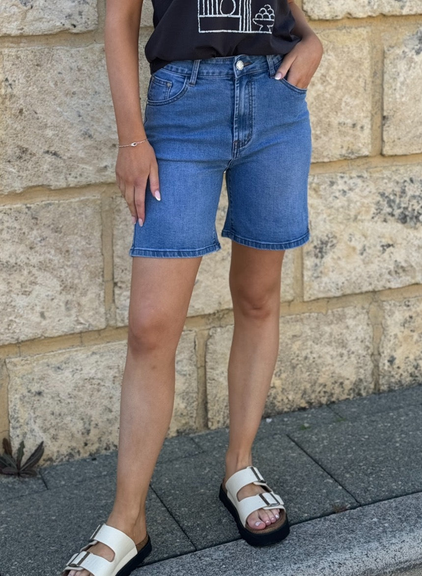 Bermuda Denim Shorts