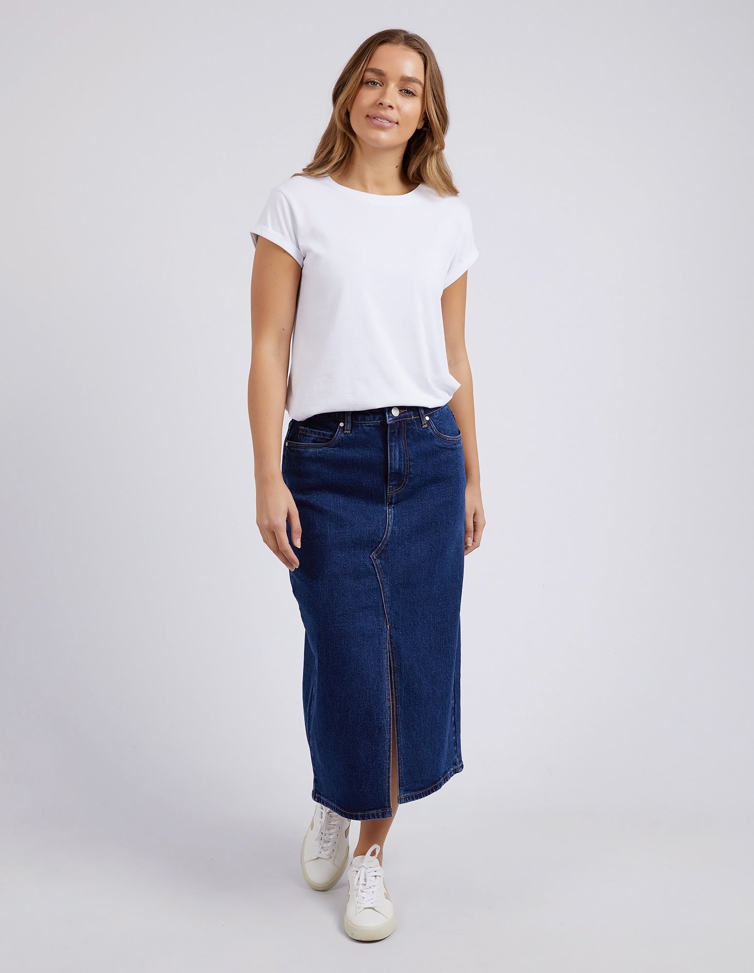 Scout Midi Skirt - Dark Blue