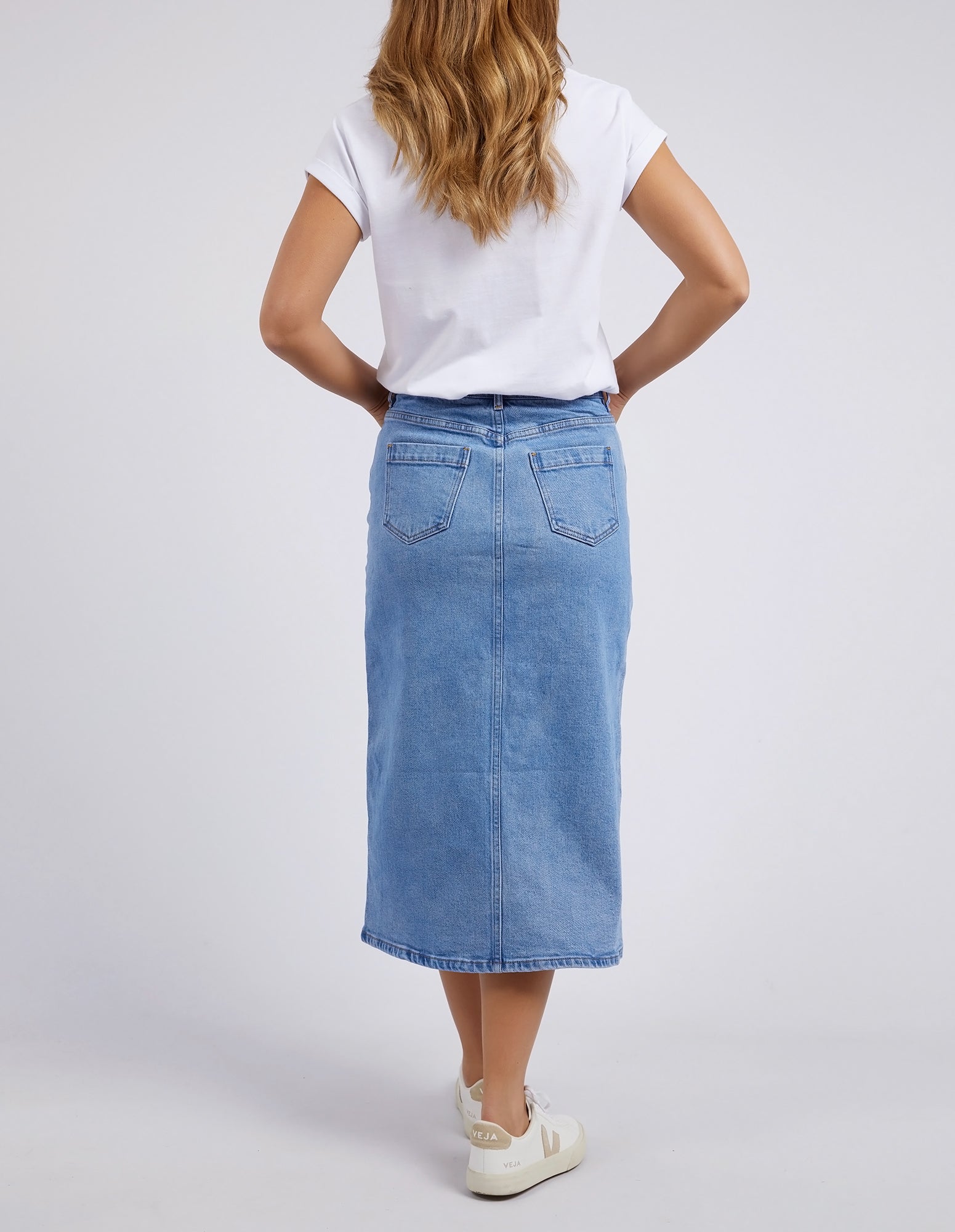 Scout Midi Skirt - Light Blue