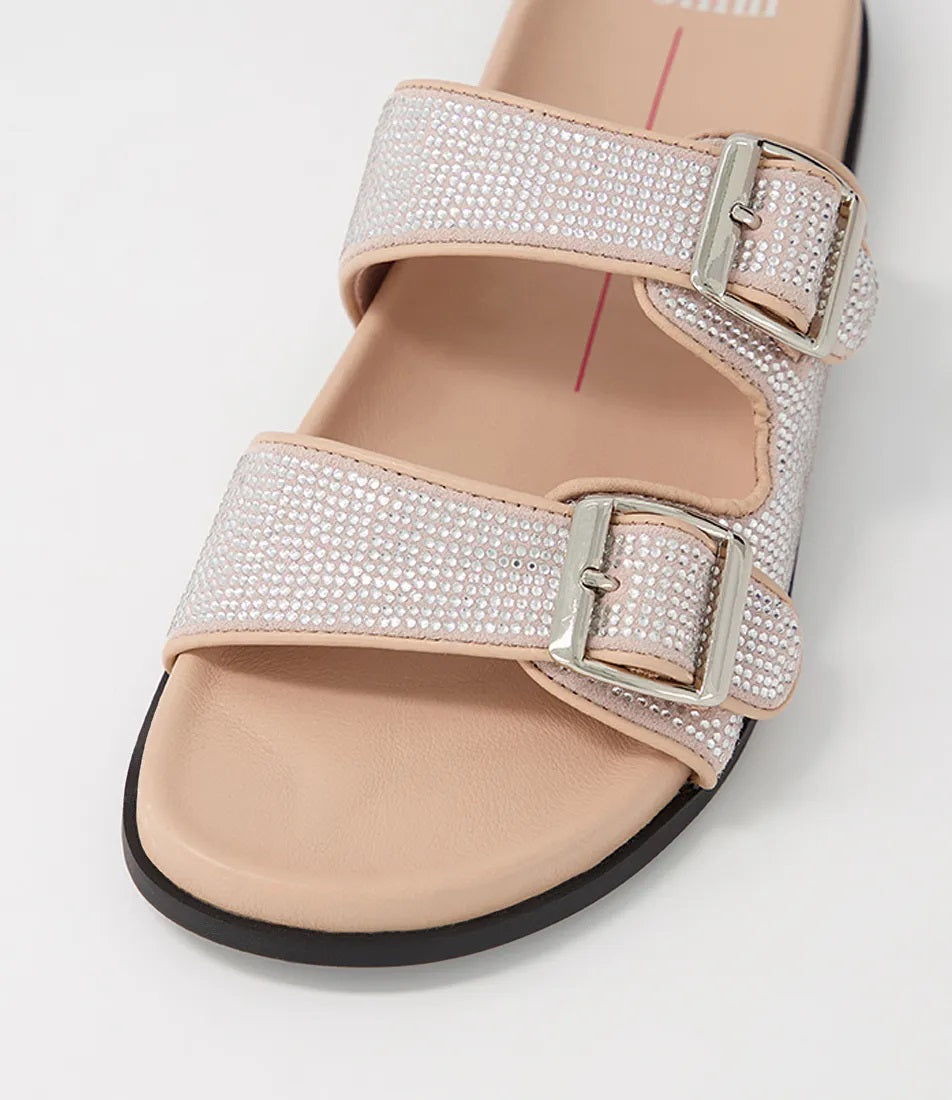 Halite Leather Slides