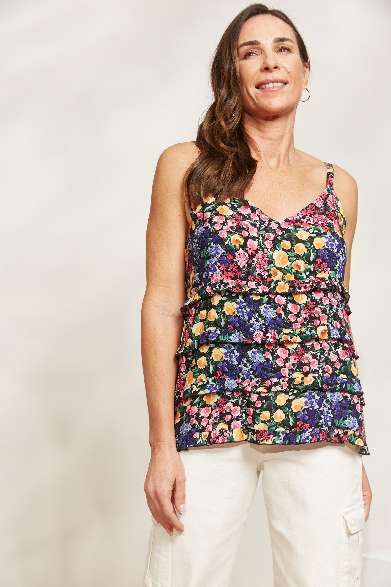 La Mer Frill Tank Top