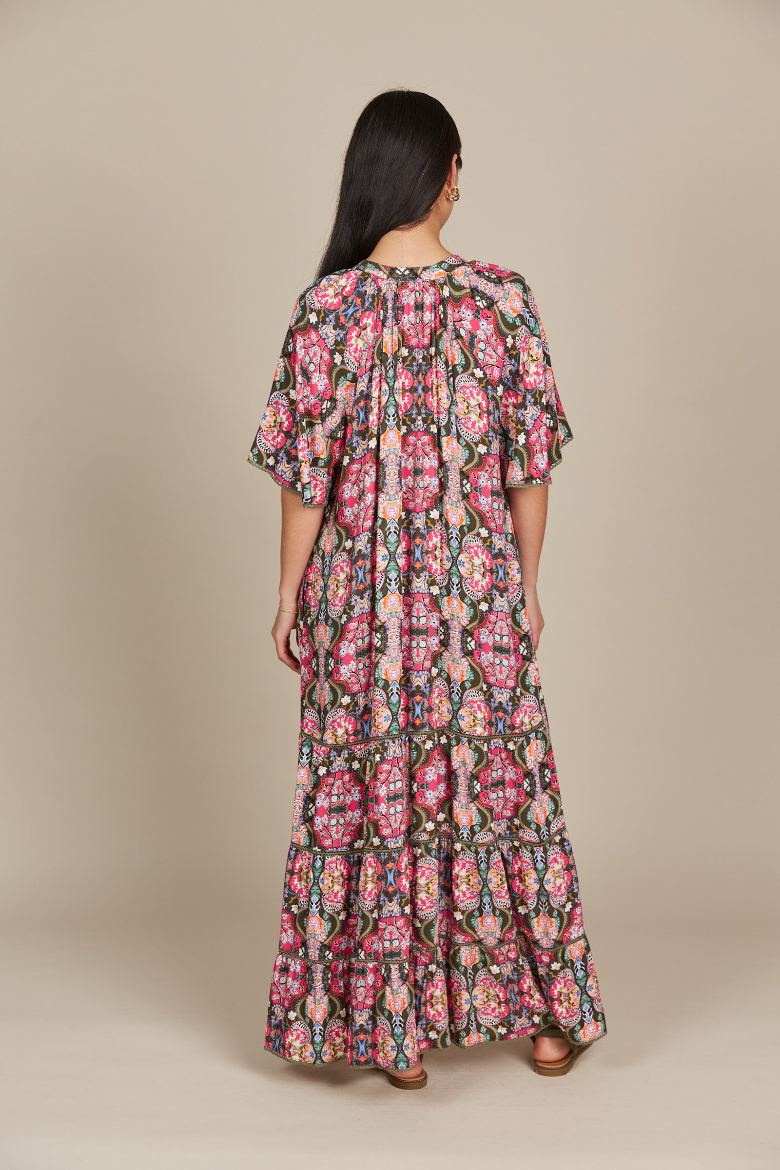 Esme Maxi Dress  – Fleuron Print