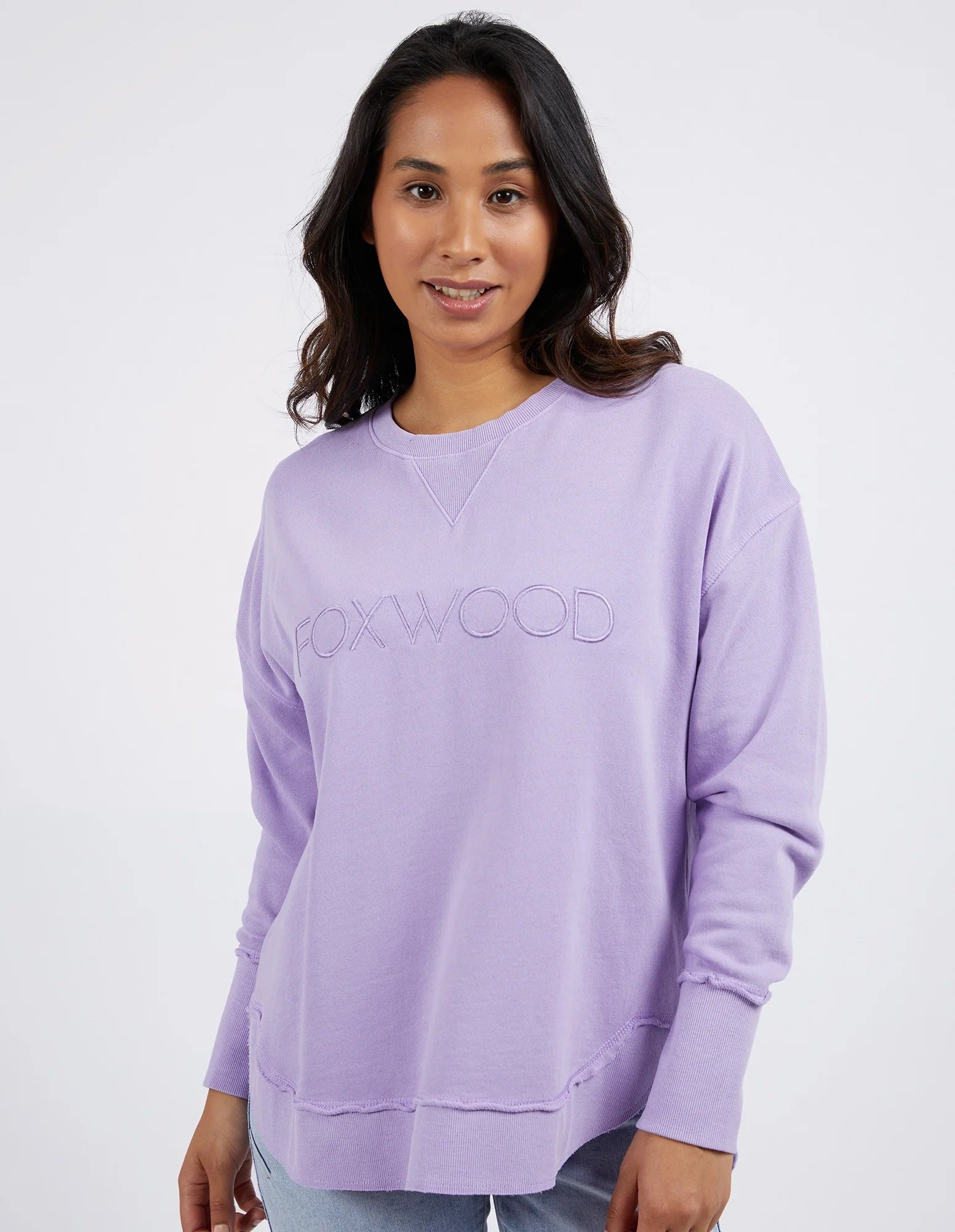 Cobalt Blue Simplified Crew Neck Jumper by Foxwood.