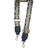 Leopard Print Bag Strap with Gold Stripe, Gold Hardware and Vegan leather Ends.