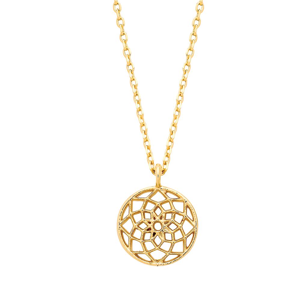 Estella Bartlett Dream Catcher Necklace Pendent on Chain with Gold Plating.