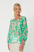 Gordon Smith Noosa Beach Top in Mint green, white and natural in a lightweight and cool fabric.