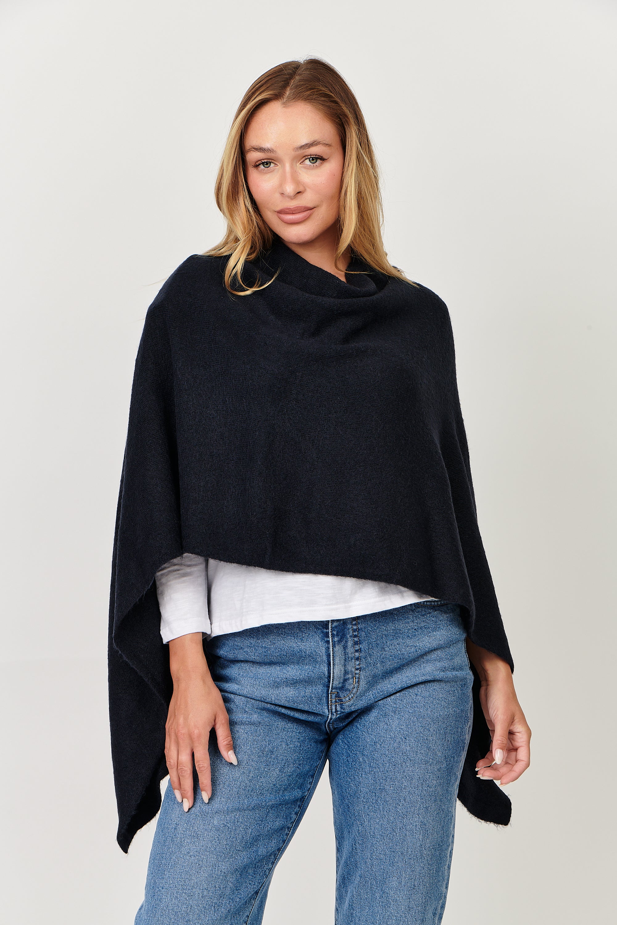 Classic Knitted Poncho