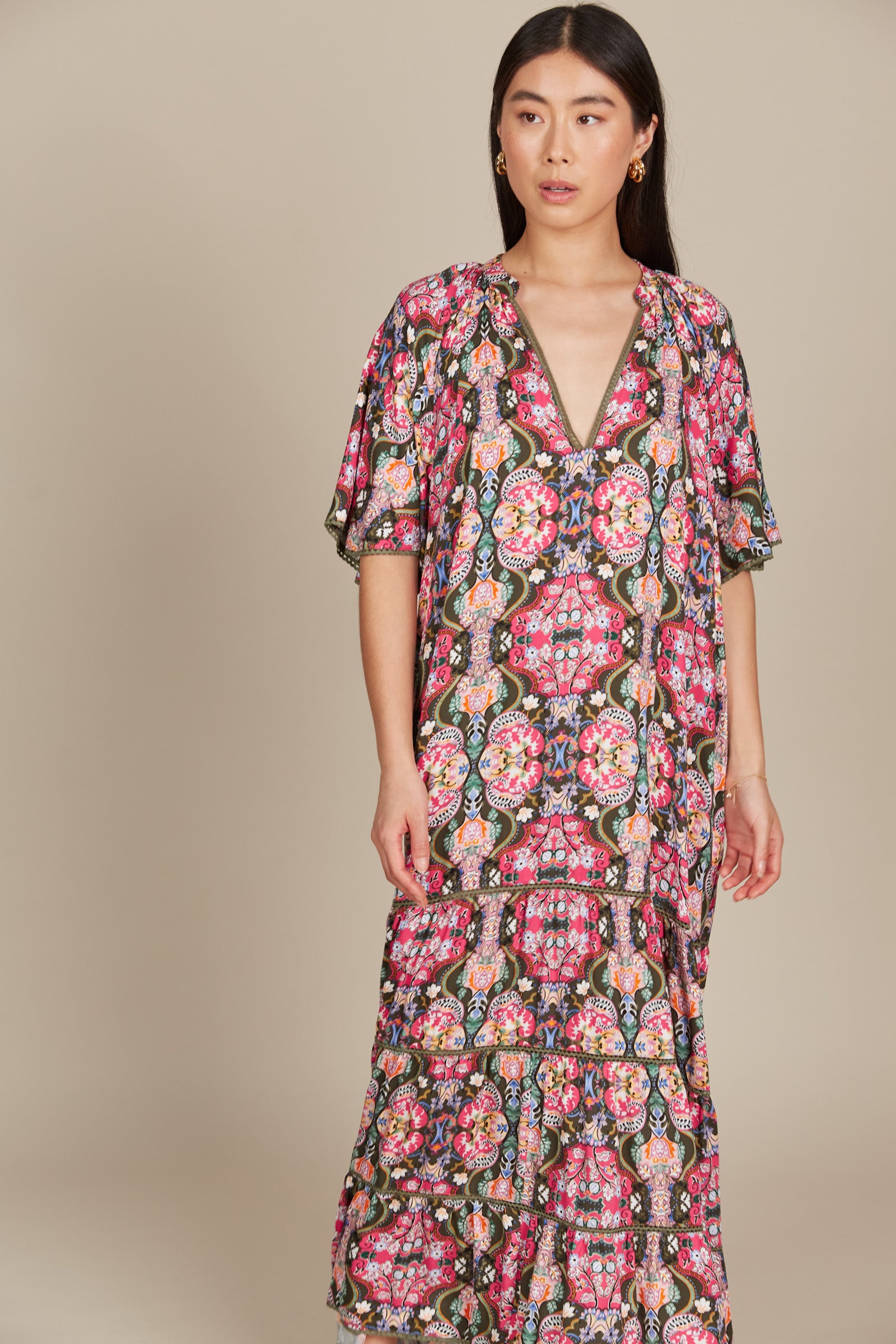 Esme Maxi Dress  – Fleuron Print